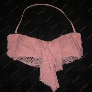 pink bathing suit top